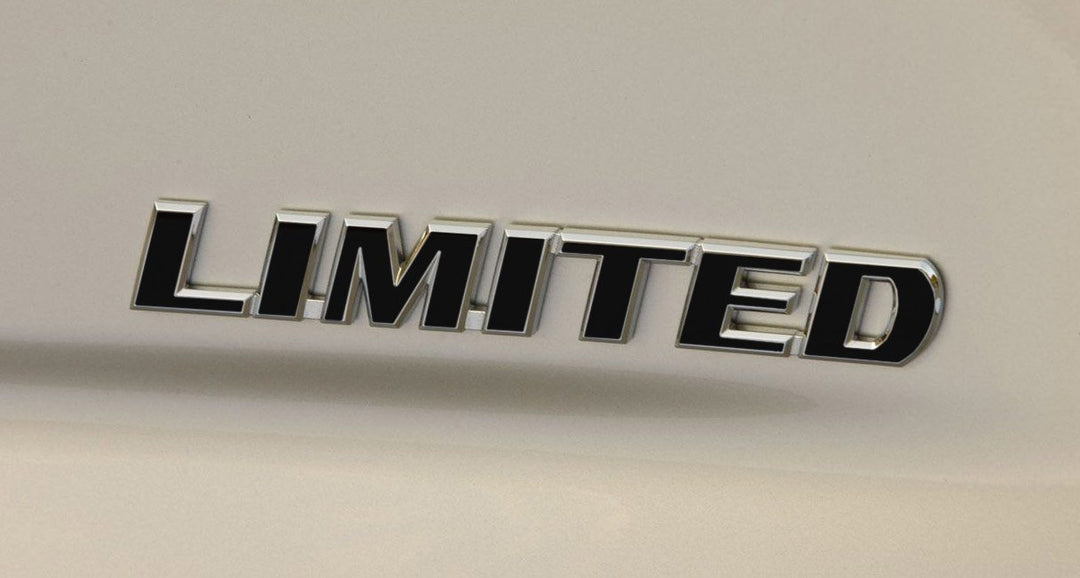 Premium Cast Vinyl Decal Letter Inlays for 2013-2025 RAV4 Rear Door