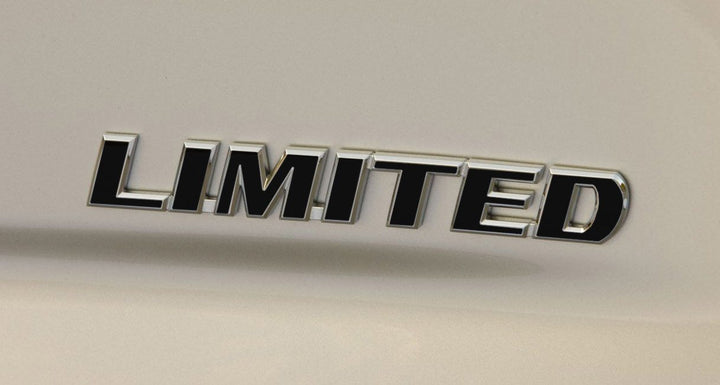 Premium Cast Vinyl Decal Letter Inlays for 2013-2025 RAV4 Rear Door