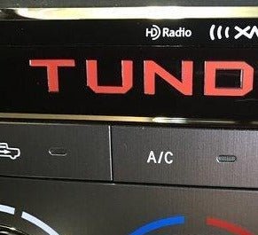 Premium Cast Vinyl Decal Letter Inserts for 2014-2021 Tundra Dashboard