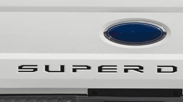 Premium Cast Vinyl Decal Letter Inserts for 2017-2024 SUPER DUTY Tailgate