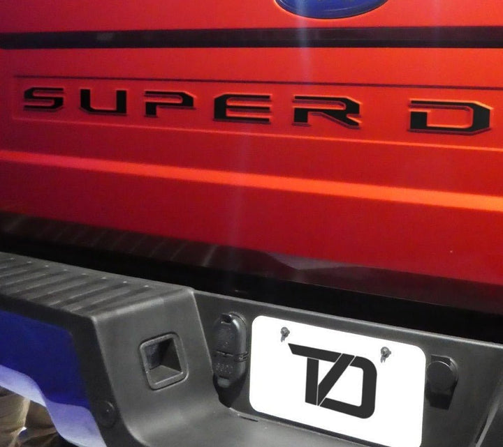 Premium Cast Vinyl Decal Letter Inserts for 2017-2024 SUPER DUTY Tailgate