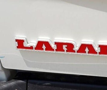 Premium Cast Vinyl Decal Letter Inserts for 2019-2024 RAM LARAMIE Tailgate