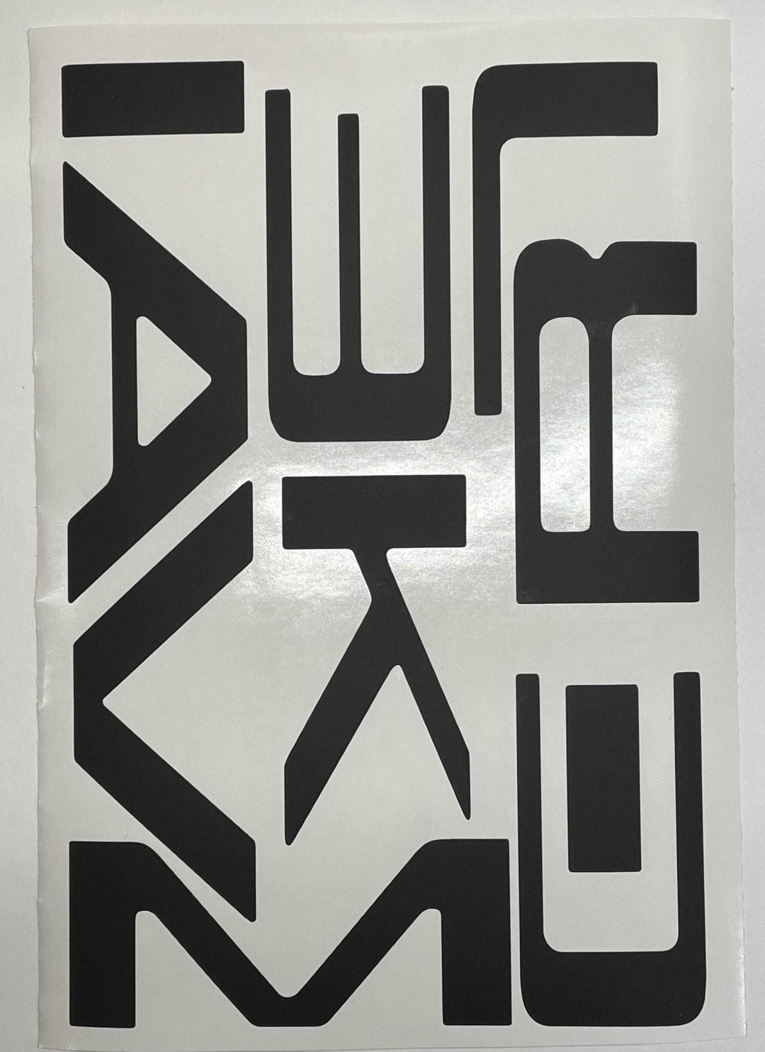 Premium Cast Vinyl Decal Letter Inserts for 2022-2026 Maverick Tailgate