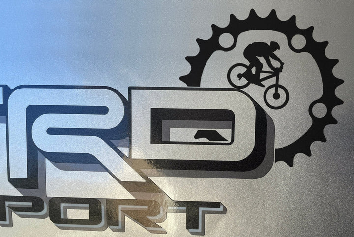 Premium Cast Vinyl Mountain Bike Decals for 2024-2026 Tacoma TRD Off Road and Sport x2
