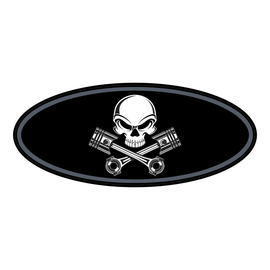 Printed Series Ford Bronco Rear Oval Emblem Overlays (Full Print) - 2021+ Bronco / Bronco Sport