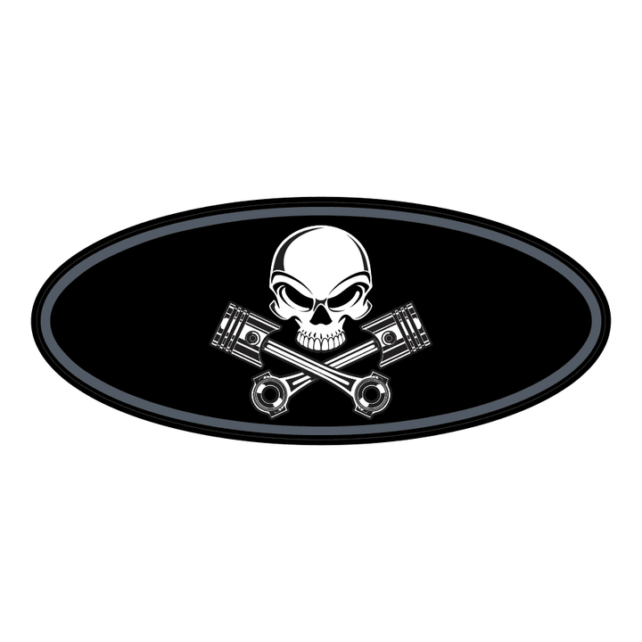 Printed Series Ford Bronco Rear Oval Emblem Overlays (Full Print) - 2021+ Bronco / Bronco Sport