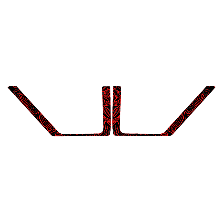 Topo Front Door Net Trim Overlay Kit (Printed Series) - 2021+ Bronco