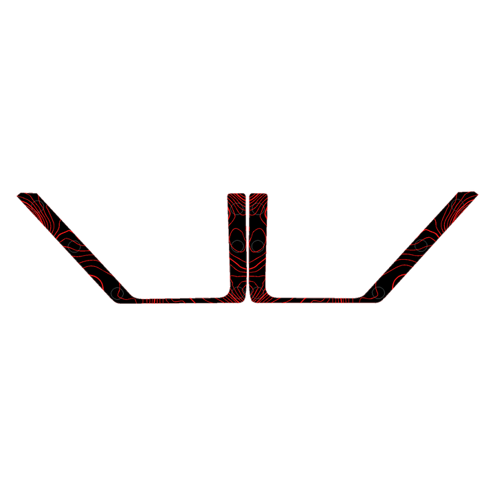 Topo Rear Door Net Trim Overlay Kit (Printed Series) - 2021+ Bronco