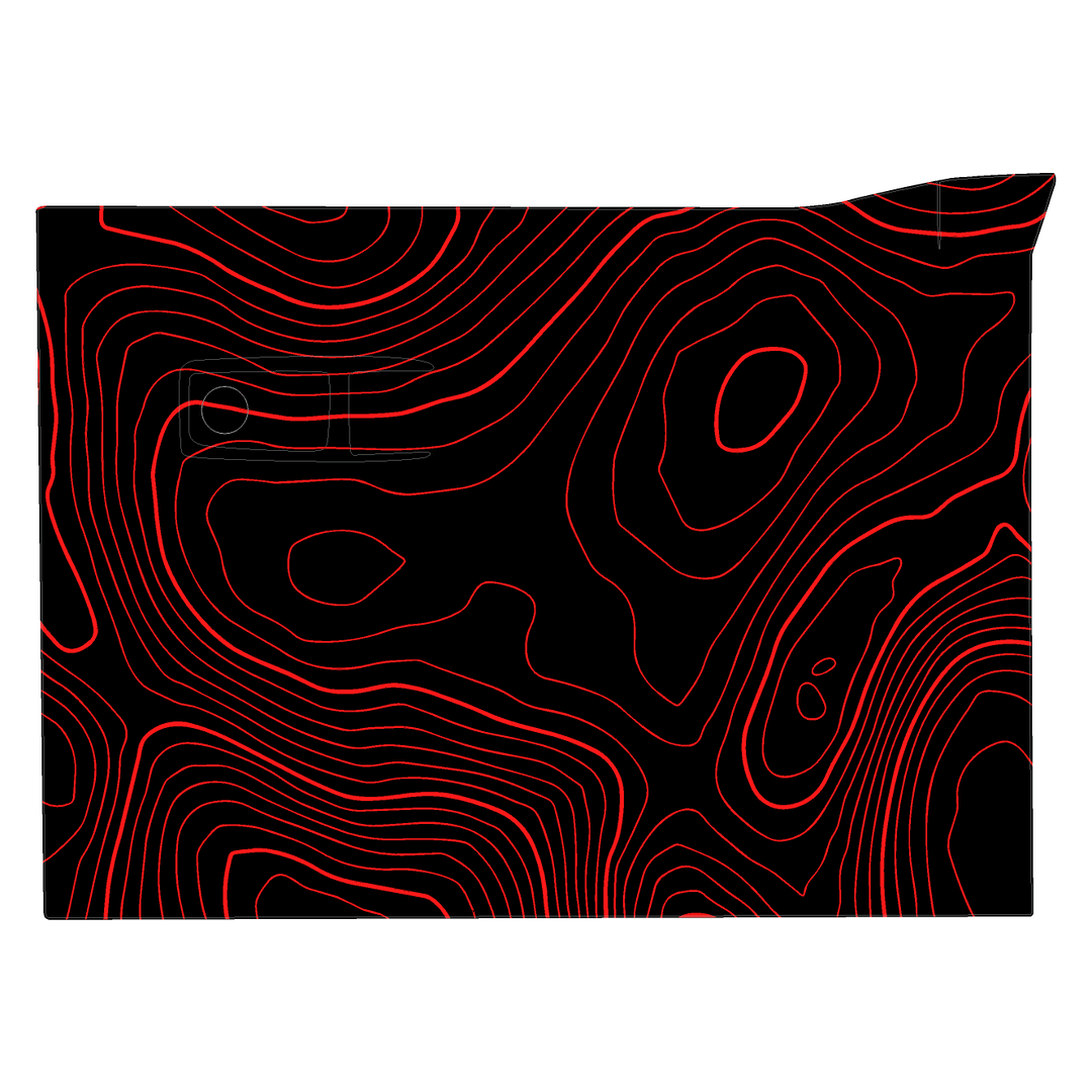 Topo Glovebox Overlay Kit (Printed Series) - 2021+ Bronco