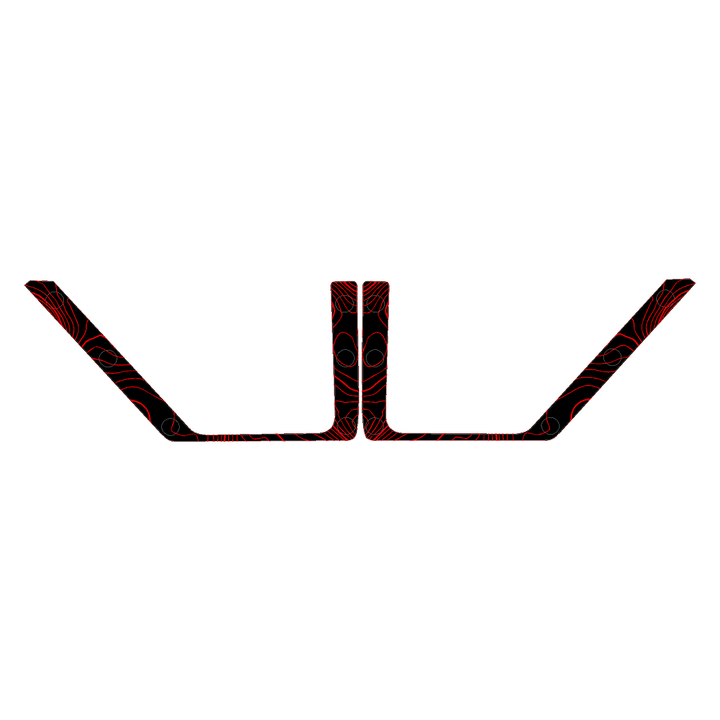 Topo Front Door Net Trim Overlay Kit (Printed Series) - 2021+ Bronco