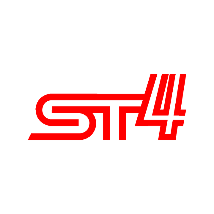 ST4 6" Sticker fits 4th Generation Subaru WRX / STI - 2015-2021