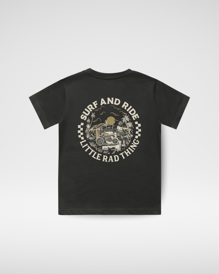 SURF N RIDE TEE - COAL
