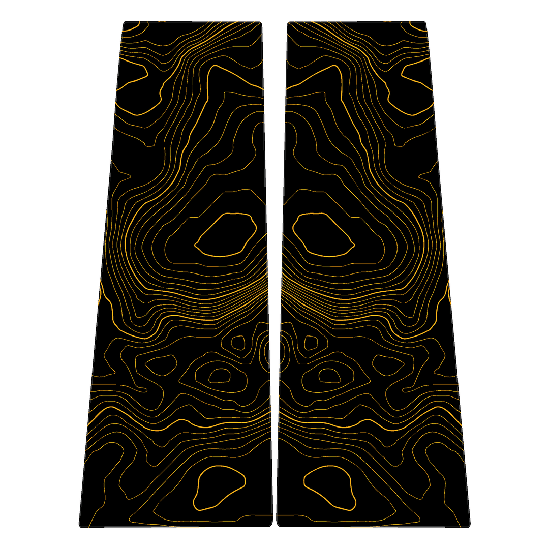 Topographic B Pillar Overlays - 2024+ Ranger
