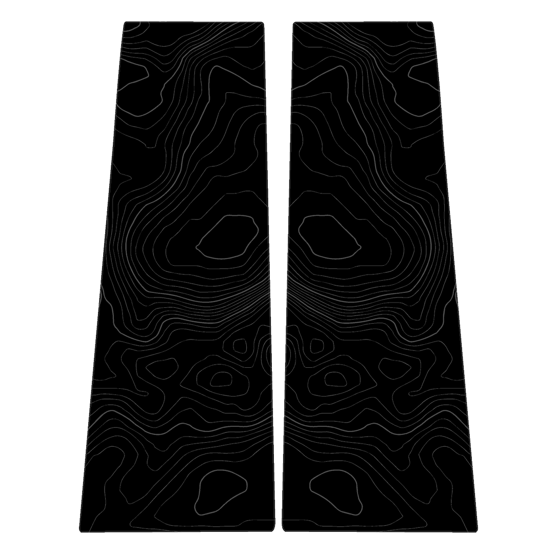 Topographic B Pillar Overlays - 2024+ Ranger
