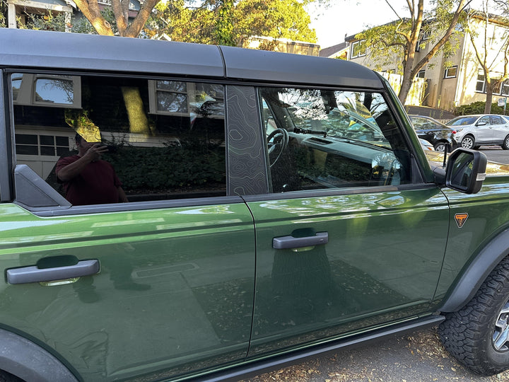 Topo B Pillar Protection Kit - 2021+ Bronco