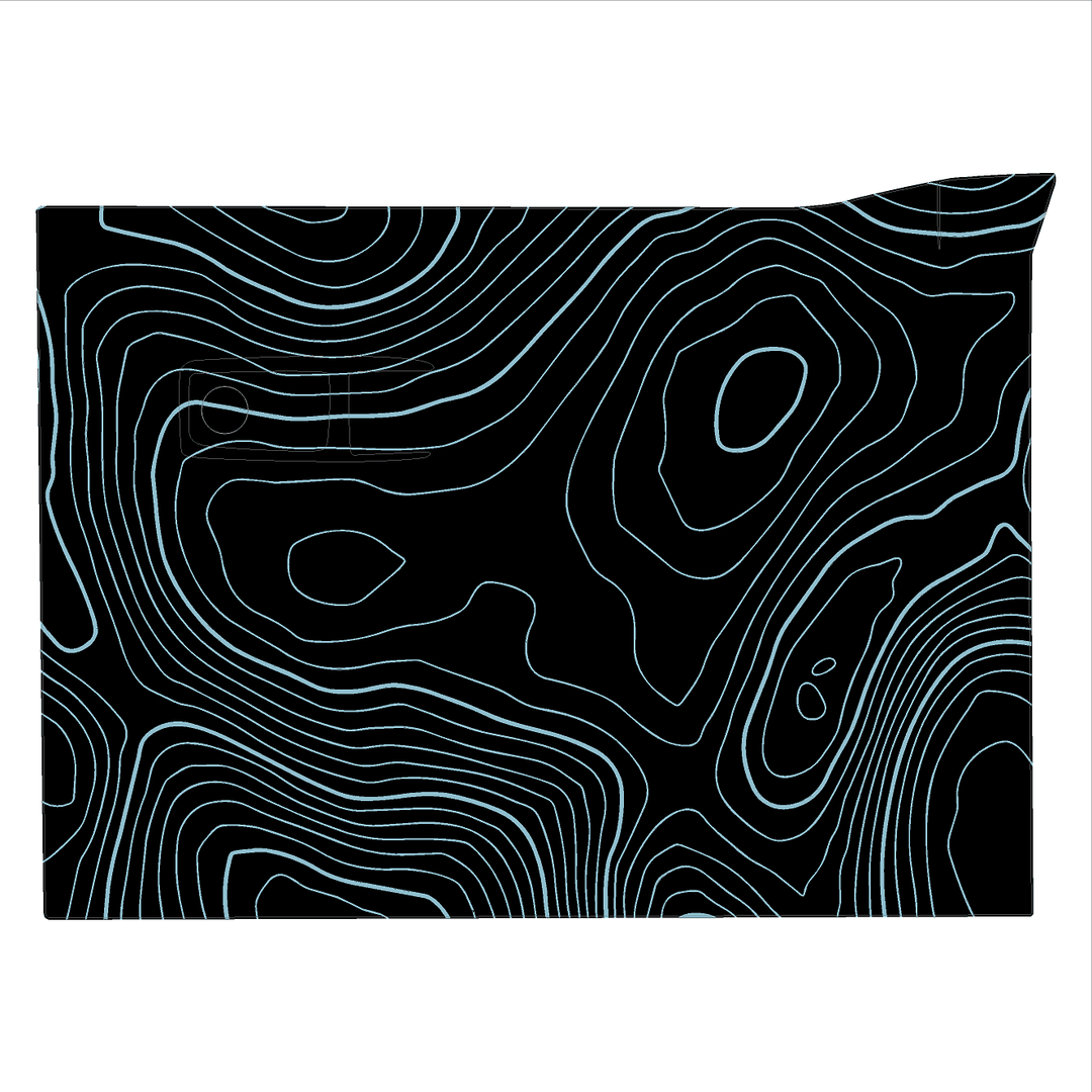 Topo Glovebox Overlay Kit (Printed Series) - 2021+ Bronco