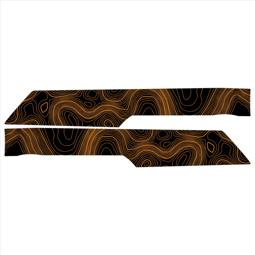 Topo Understeering Panel Overlay (Printed Series) - 2021-2022 Bronco (Type A)