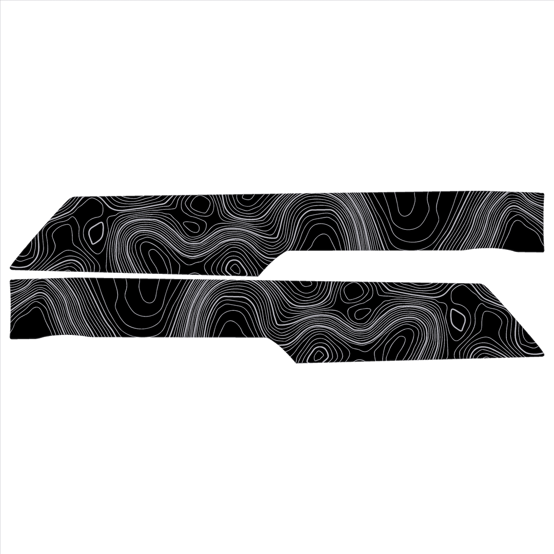 Topo Understeering Panel Overlay (Printed Series) - 2021-2022 Bronco (Type A)