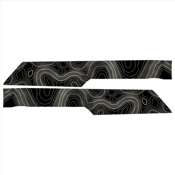 Topo Understeering Panel Overlay (Printed Series) - 2021-2022 Bronco (Type A)