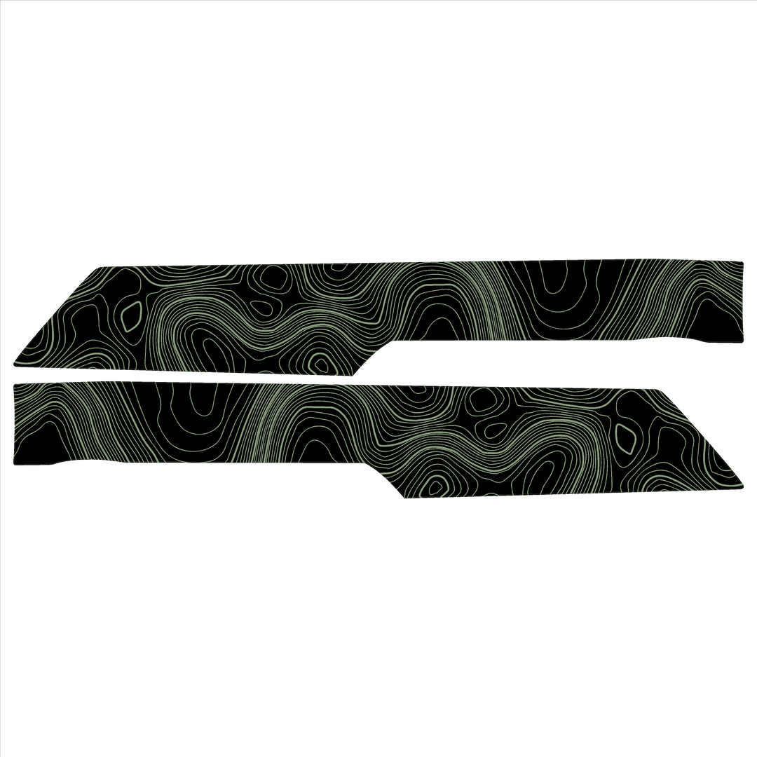 Topo Understeering Panel Overlay (Printed Series) - 2023+ Bronco (Type B)
