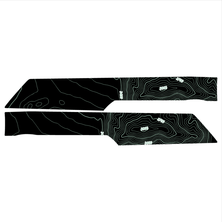 Topo Understeering Panel Overlay (Printed Series) - 2023+ Bronco (Type B)