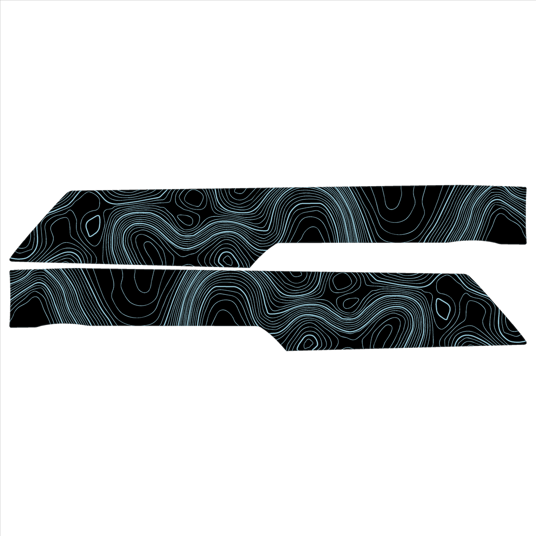 Topo Understeering Panel Overlay (Printed Series) - 2021-2022 Bronco (Type A)