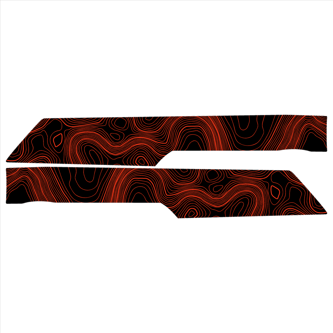 Topo Understeering Panel Overlay (Printed Series) - 2021-2022 Bronco (Type A)