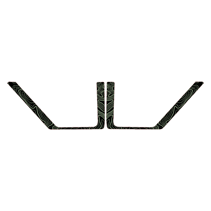 Topo Front Door Net Trim Overlay Kit (Printed Series) - 2021+ Bronco