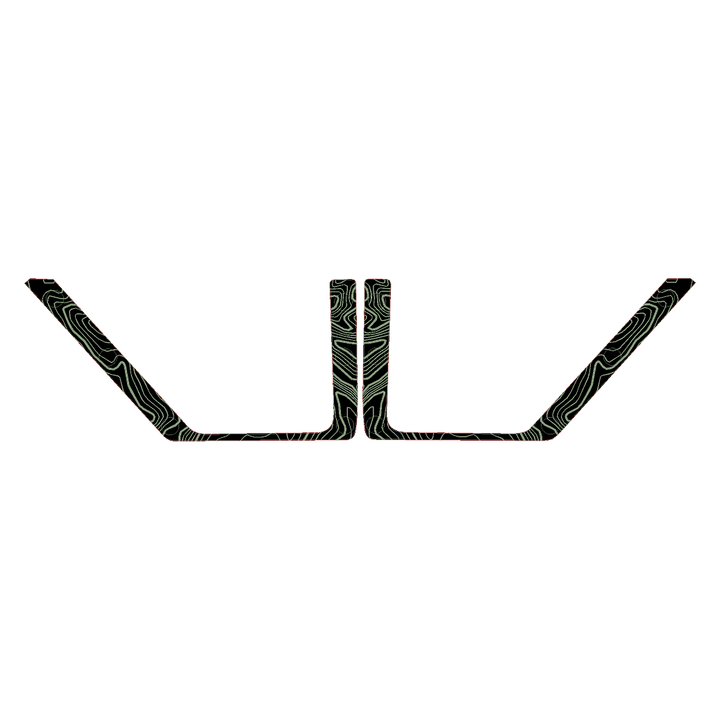Topo Rear Door Net Trim Overlay Kit (Printed Series) - 2021+ Bronco