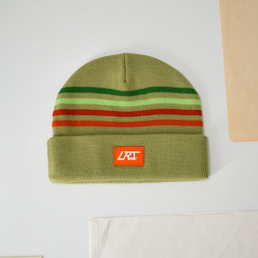VINTAGE STRIPES BEANIE - MINT