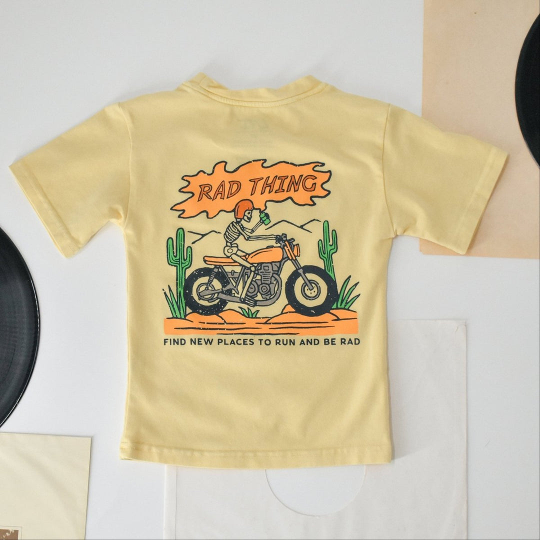 WHERE THE RAD THINGS ARE™ TEE - GOLDEN YELLOW