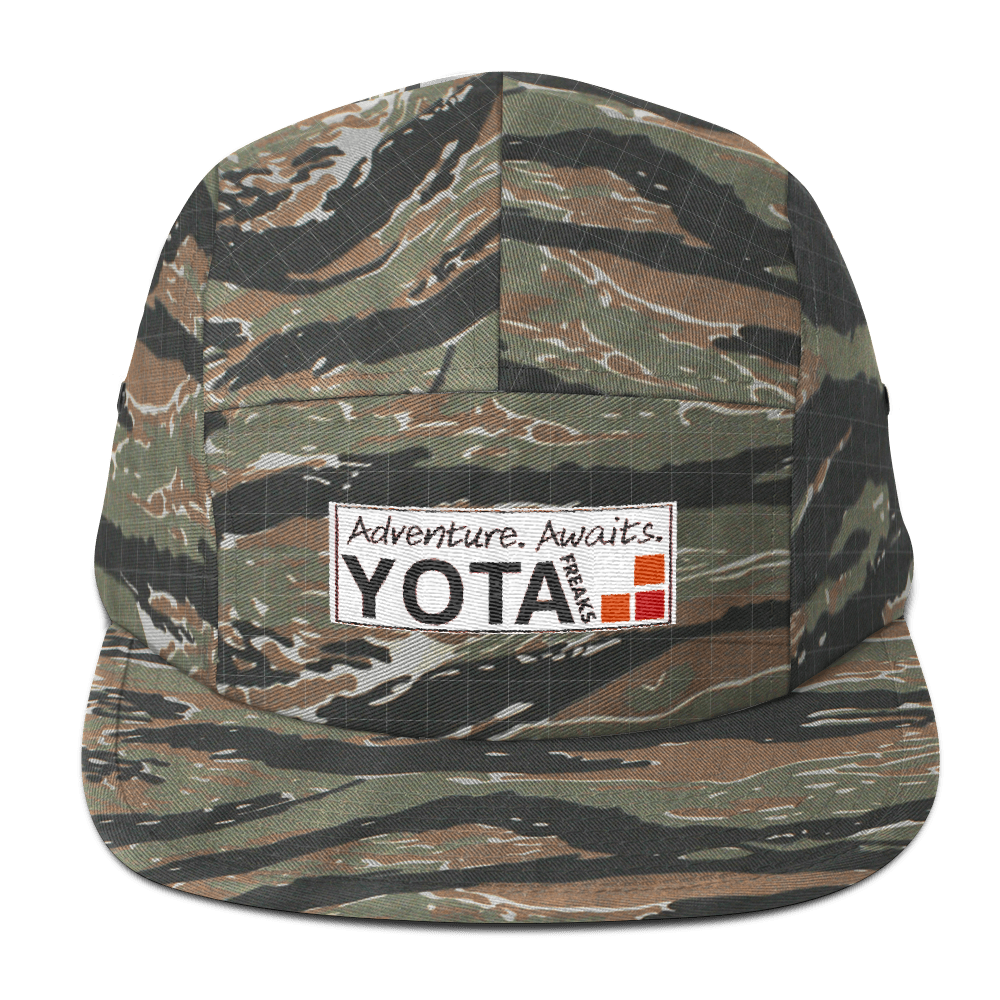 Adventure Awaits 5 Panel Camper Hat