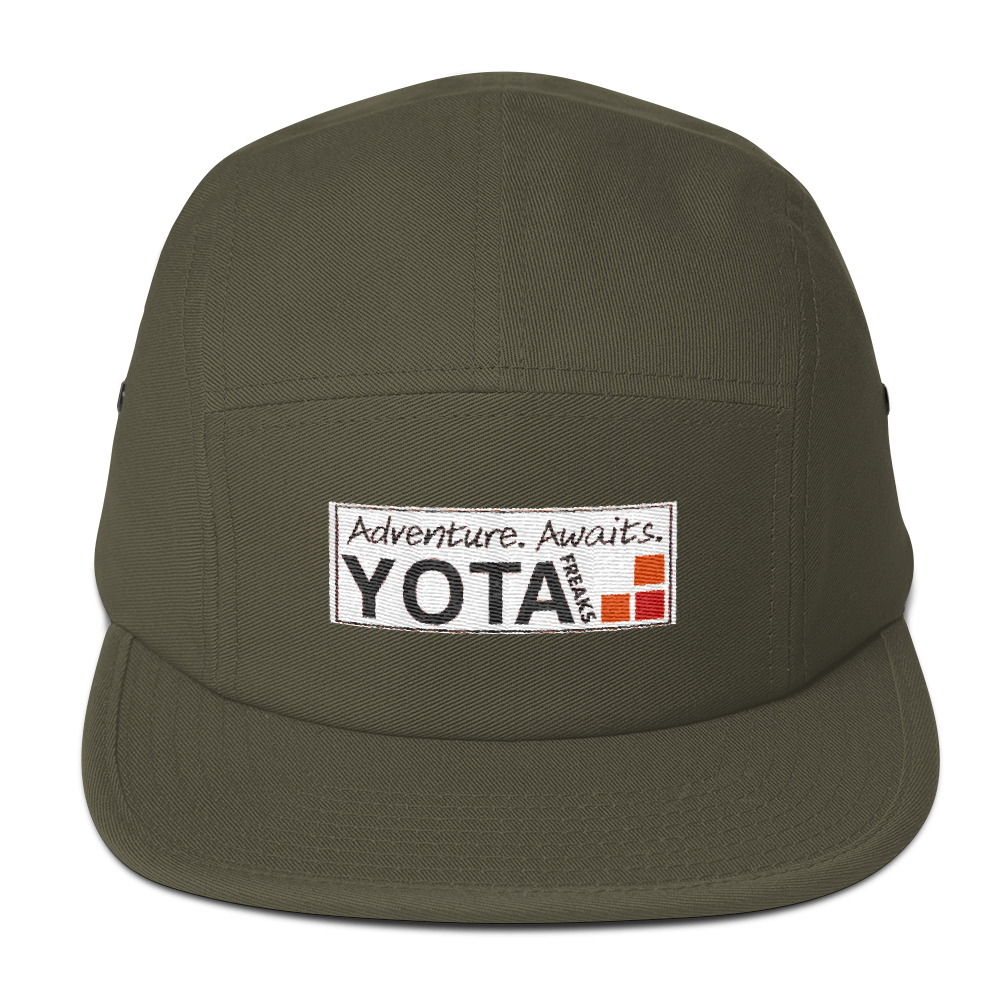 Adventure Awaits 5 Panel Camper Hat