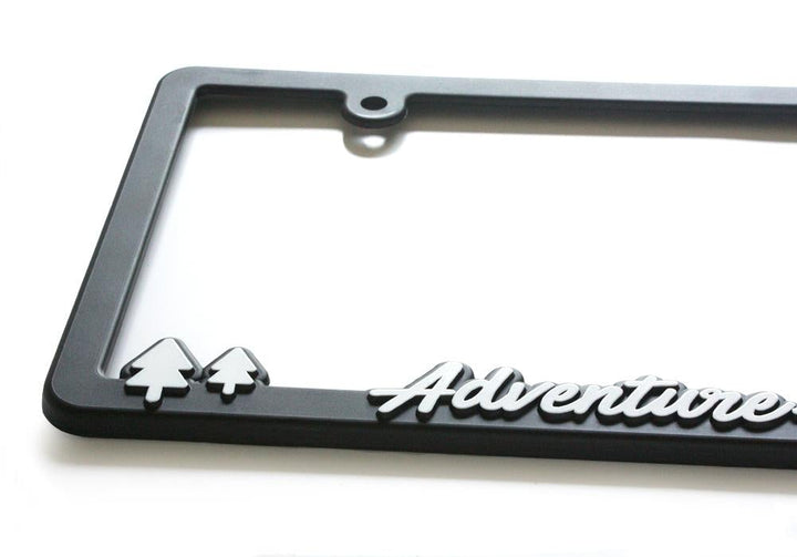 Adventure Awaits - Raised License Plate Frame