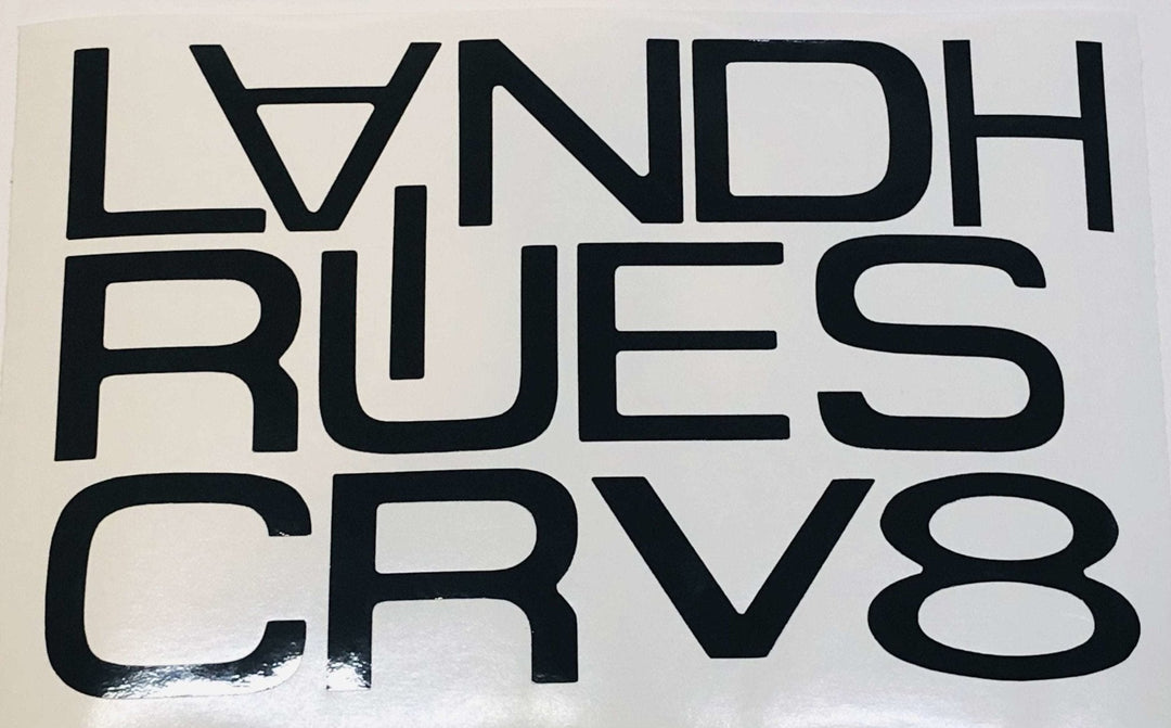 Premium Cast Vinyl Inlay Letter Decals for 2016-2021 Land Cruiser Liftgate