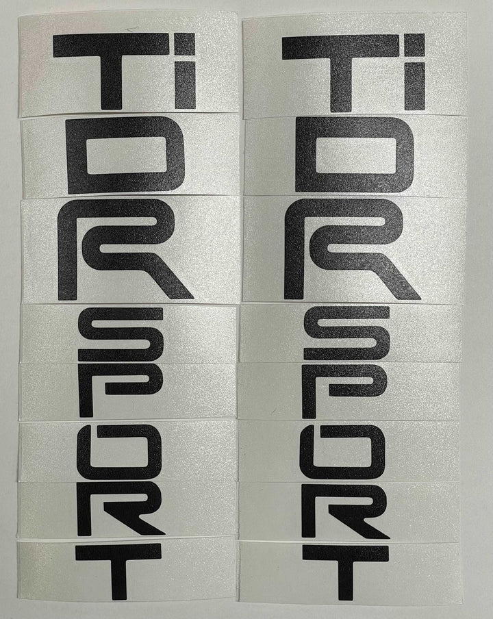 Premium Cast Vinyl Inlay Letter Decals for 2021-2023 4Runner TRD SPORT Emblems x2