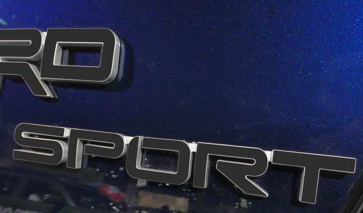 Premium Cast Vinyl Inlay Letter Decals for 2021-2023 4Runner TRD SPORT Emblems x2
