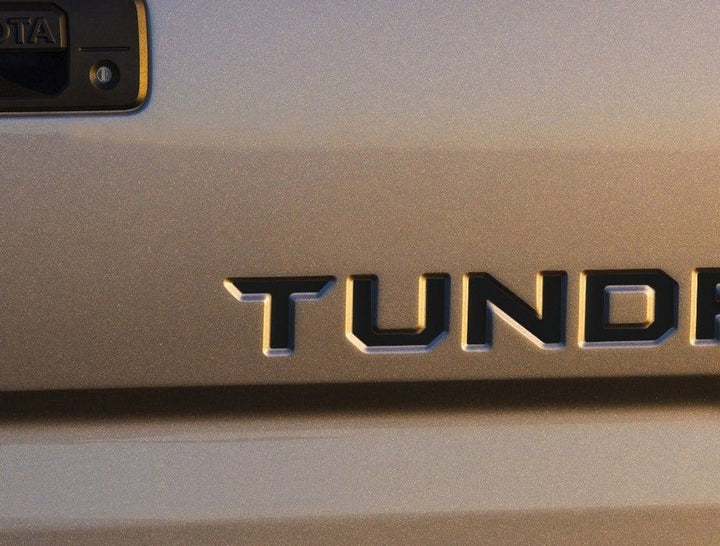 Premium Cast Vinyl Insert Letter Decals for 2014-2021 Tundra Tailgate