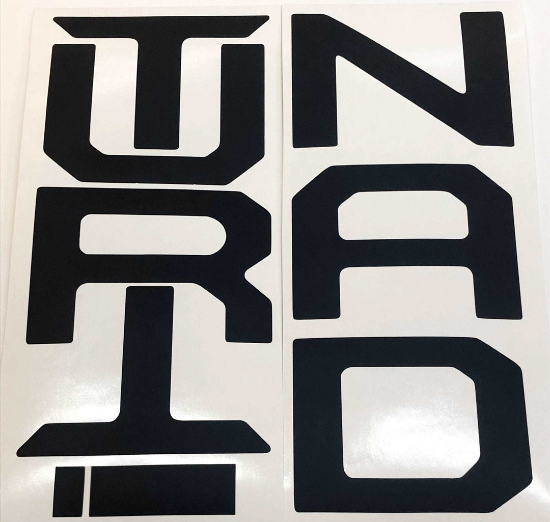 Premium Cast Vinyl Insert Letter Decals for 2014-2021 Tundra Tailgate