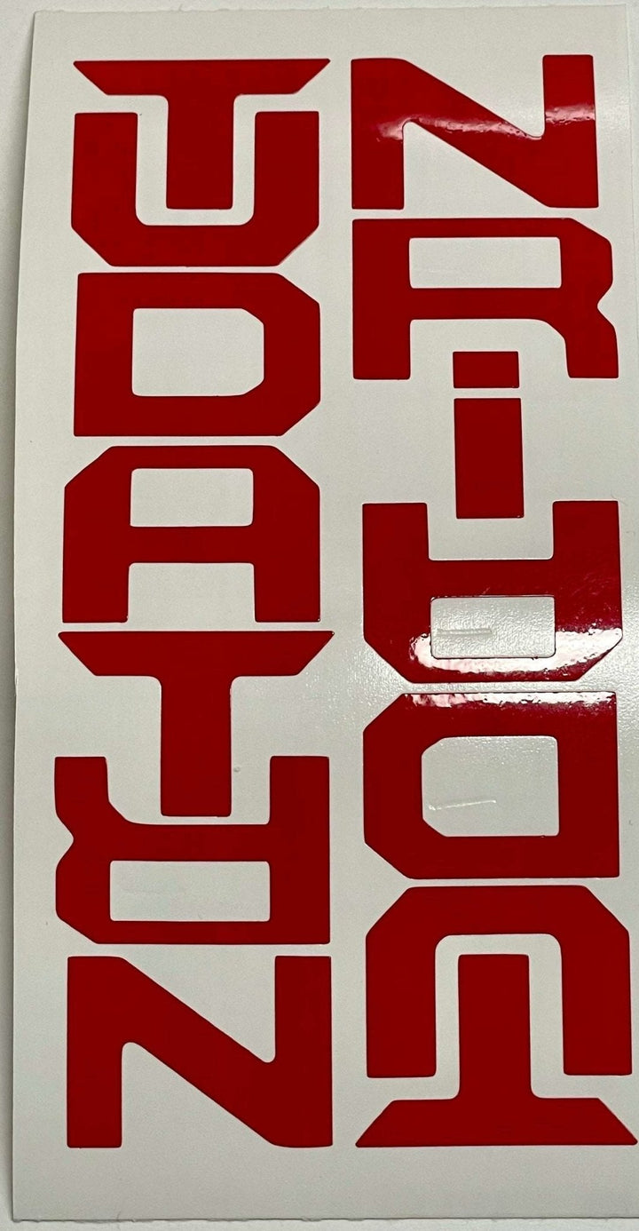 Premium Cast Vinyl Insert Letter Decals for 2022-2023 Tundra Dashboard
