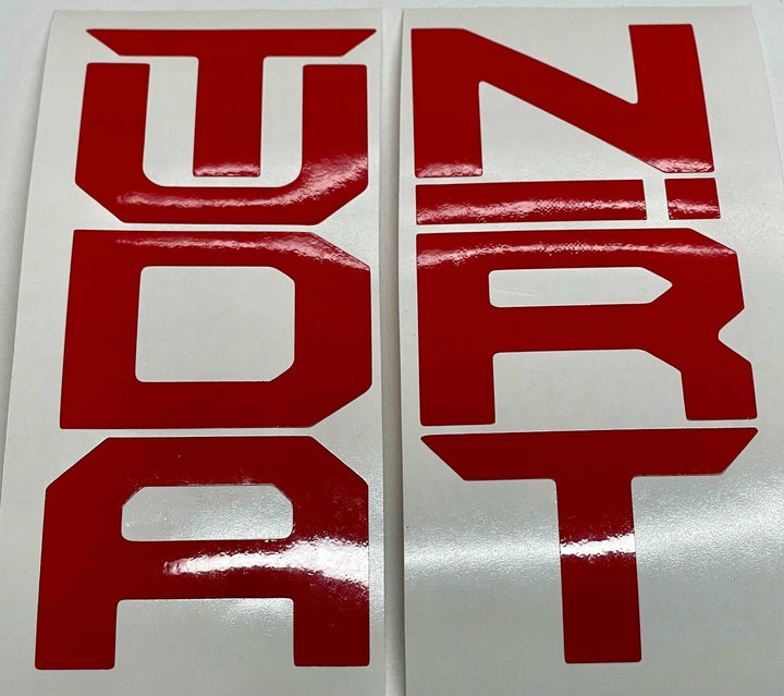 Premium Cast Vinyl Insert Letter Decals for 2022-2023 Tundra Front Bumper