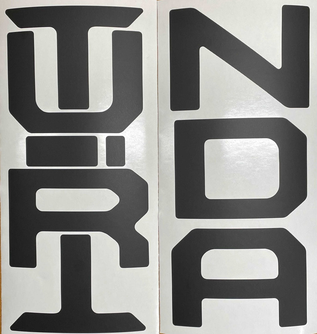 Premium Cast Vinyl Insert Letter Decals for 2022-2023 Tundra Tailgate