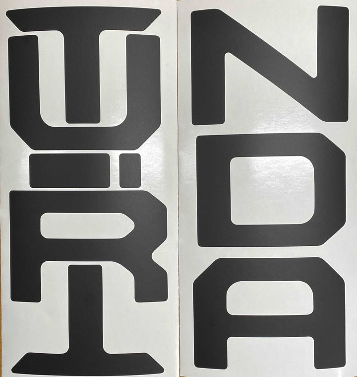 Premium Cast Vinyl Insert Letter Decals for 2022-2023 Tundra Tailgate