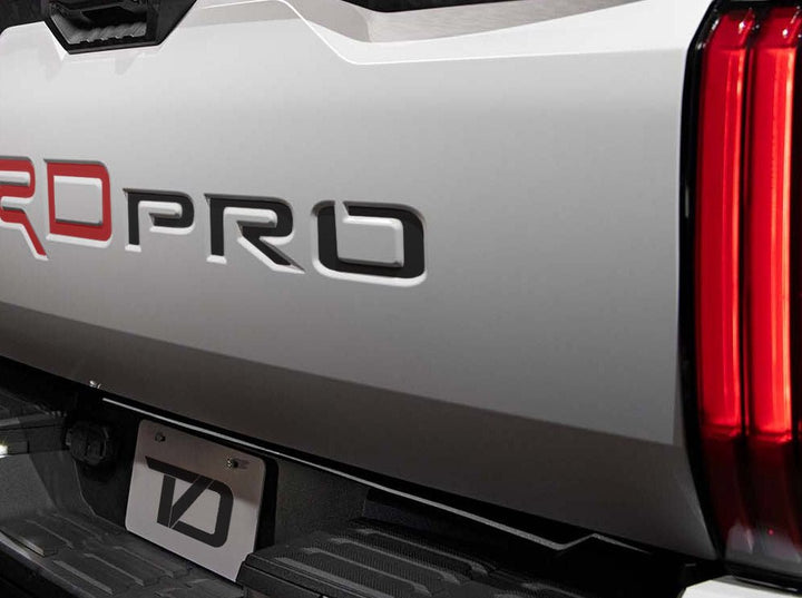 Premium Cast Vinyl Insert Letter Decals for 2022-2023 Tundra TRD Pro Tailgate