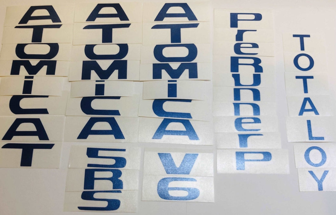 Premium Cast Vinyl Letter Decals for 2005-2015 Tacoma Door and Tailgate Emblems