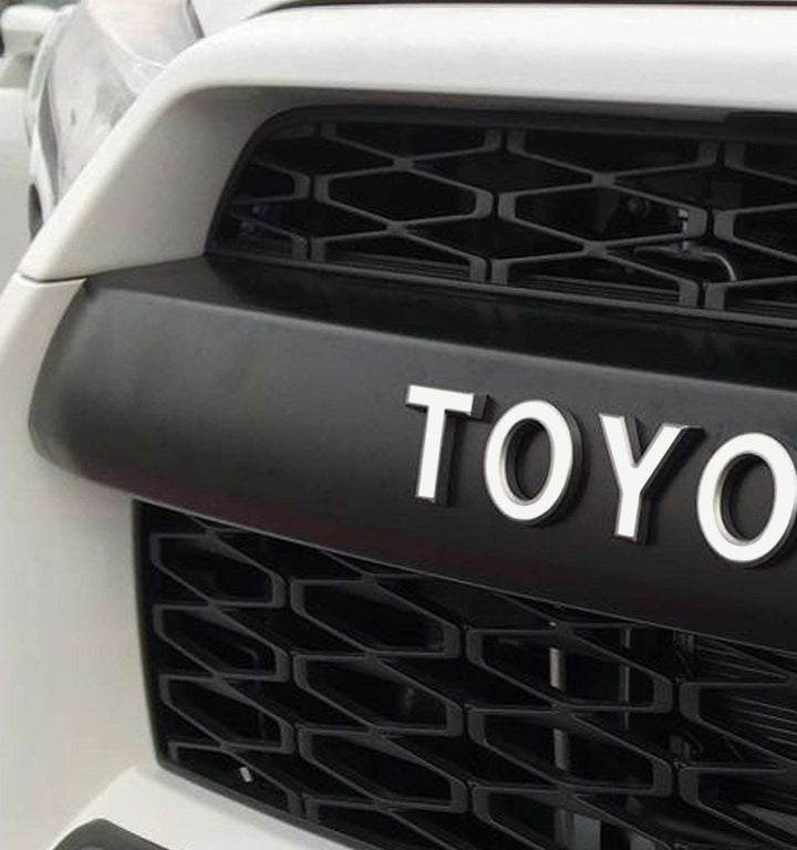 Premium Cast Vinyl Letter Decals for 2015-2023 4Runner TRD PRO Grille