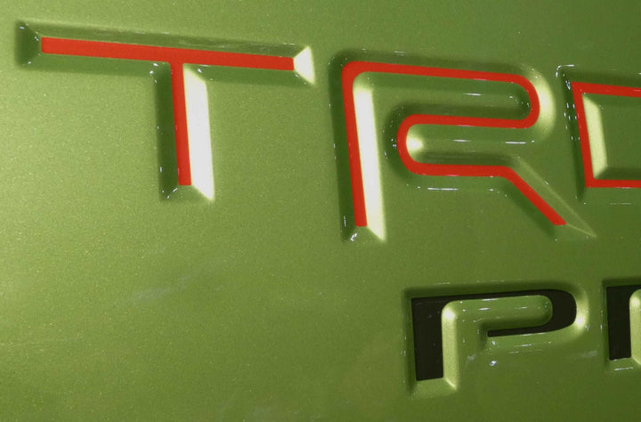 Premium Cast Vinyl Letter Decals for 2022-2023 Tacoma TRD Pro Bedside Fenders x2