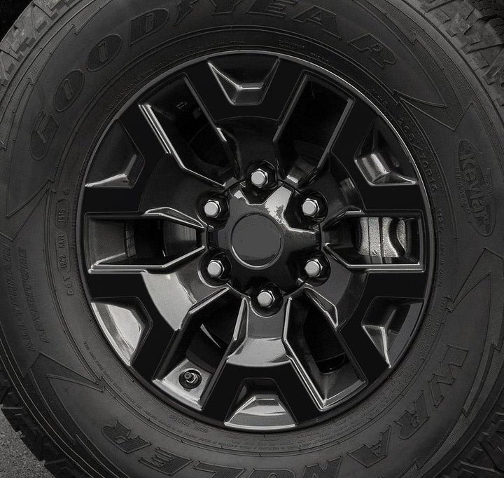 Premium Cast Vinyl Overlay Decals for 2016-2023 Tacoma TRD Off Road Wheels x4