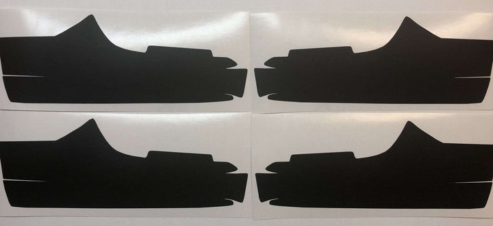 Premium Cast Vinyl Wrap Decals for 2016-2023 Tacoma Interior Door Handles
