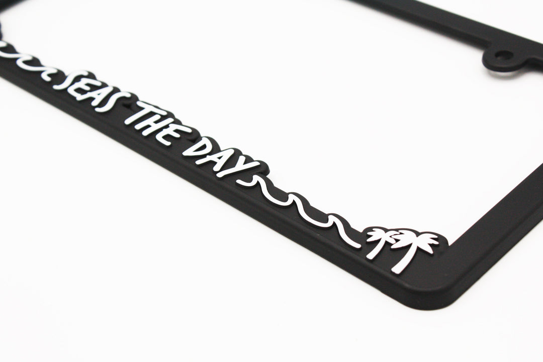 Seas the Day License Plate Frame